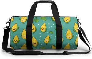 Cute Corn Novelty Large Duffel Bag Lightweight Gym Bag Travel Tote Bags