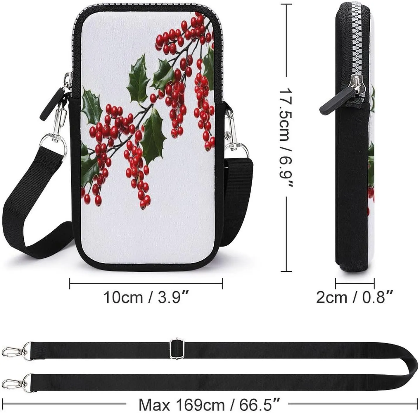 Cute Funny Grey Cats Pattern Small Crossbody Bag for Women,Lightweight Mini Shoulder Bag Wallet Cell Phone Purse For Running,Travel,Commuting