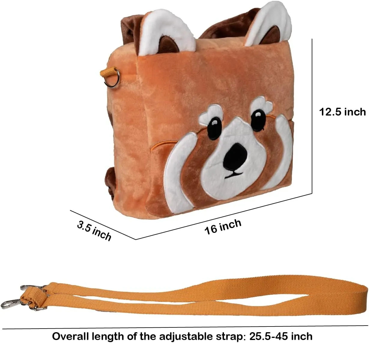 Cute Purse For School Girl Kawaii Crossbody Shoulder Laptop Messenger Bag Soft Spacious 16-Inch Unisex