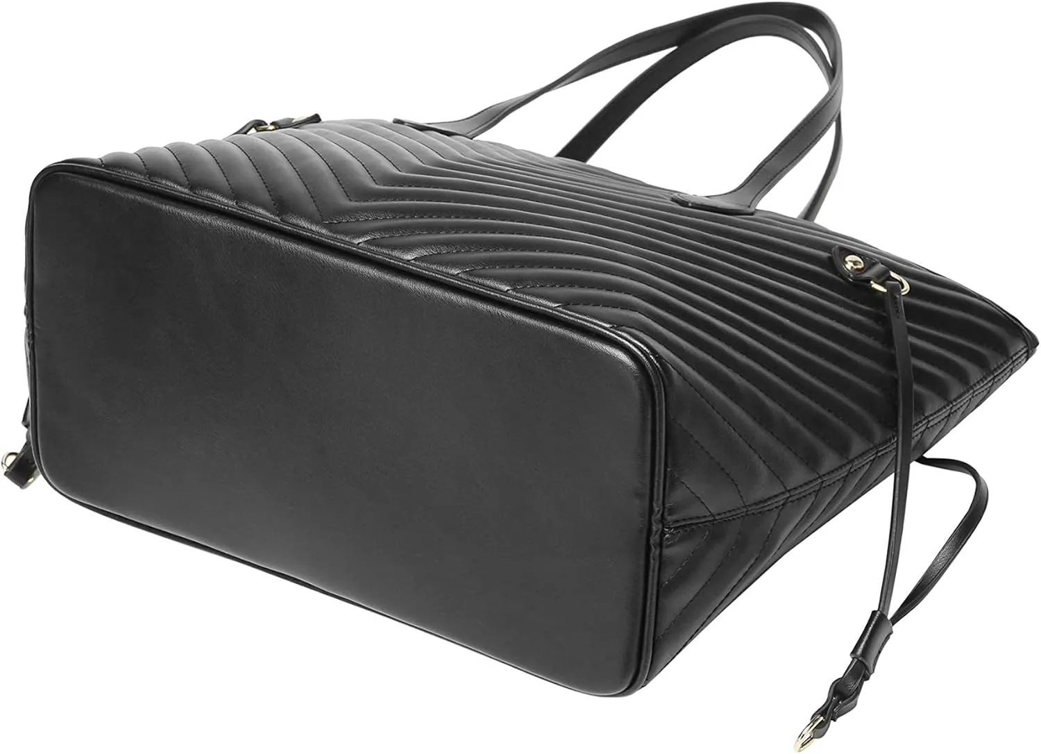 Daisy Rose Tote Shoulder Travel Bag & Matching Clutch PU Vegan Leather