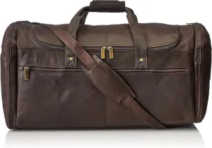 David King & Co. Extra Large Multi Pocket Duffel, Cafe, One Size