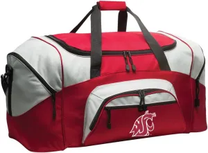 DELUXE Washington State University Suitcase Duffel Bag or LARGE Washington State Gym Bag Gear Duffle