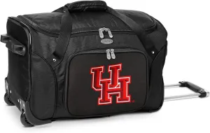 Denco 22-inch Wheeled Duffel Bag, Black, Large