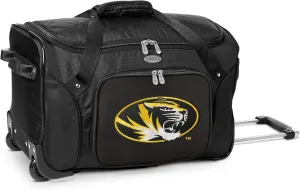 Denco 22-inch Wheeled Duffel Bag, Black, Large