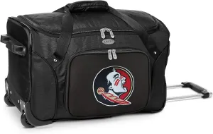Denco 22-inch Wheeled Duffel Bag, Black, Large