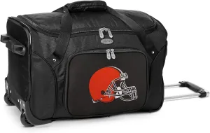 Denco 22-inch Wheeled Duffel Bag, Black, Large