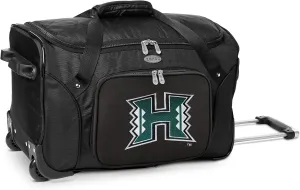 Denco 22-inch Wheeled Duffel Bag, Black, Large