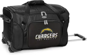 Denco 22-inch Wheeled Duffel Bag, Black, Large