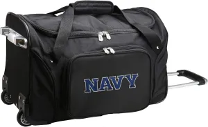 Denco 22-inch Wheeled Duffel Bag, Black, Large