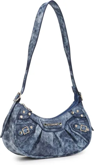Denim Crossbody Bag Quilted Shoulder Bags for Women