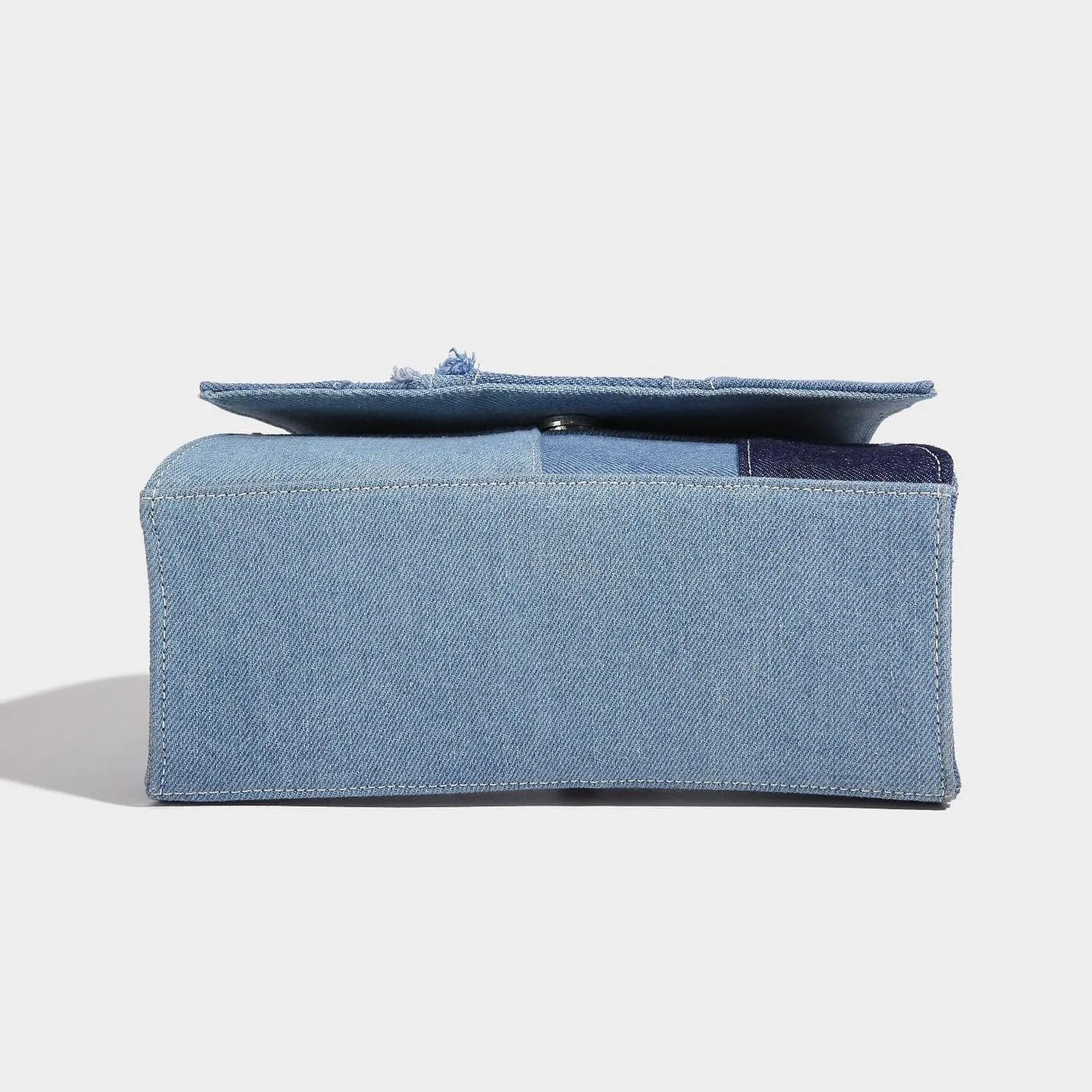Designer Saddle Purse for Women Flap Patchwork Denim Shoulder Bag And Crossbody Bag New Top Handle Handbag
