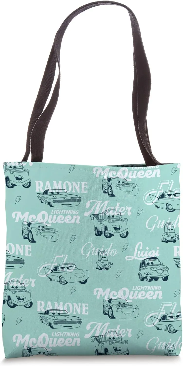 Disney and Pixar’s Cars Lightning McQueen & Friends Pattern Tote Bag