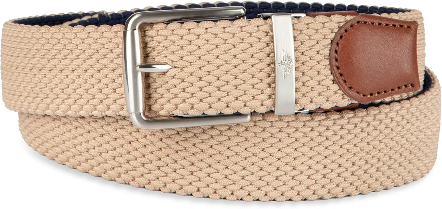 Dockers mens Reversible Stretch Fabric Web Belt