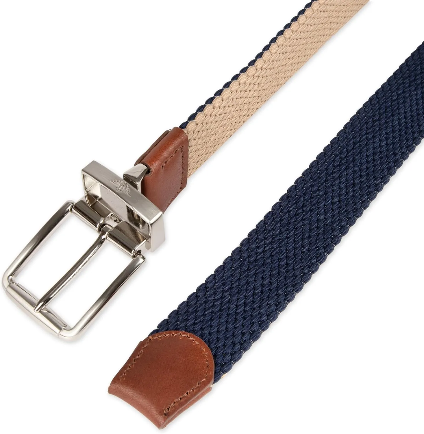 Dockers mens Reversible Stretch Fabric Web Belt