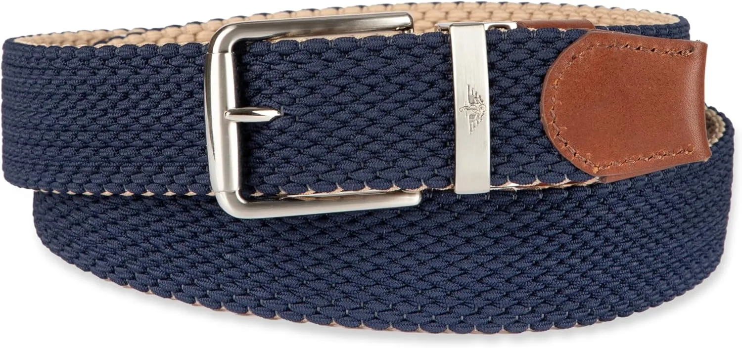 Dockers mens Reversible Stretch Fabric Web Belt