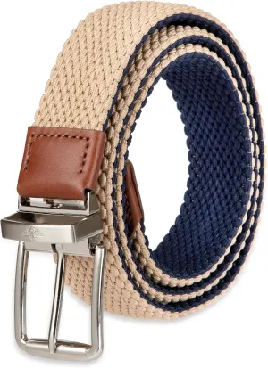 Dockers mens Reversible Stretch Fabric Web Belt