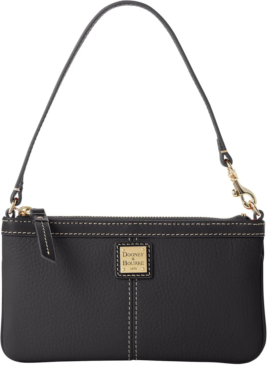 Dooney & Bourke Designer Handbags for Women, Pebble Grain Leather Wristlet Wallet for Women
