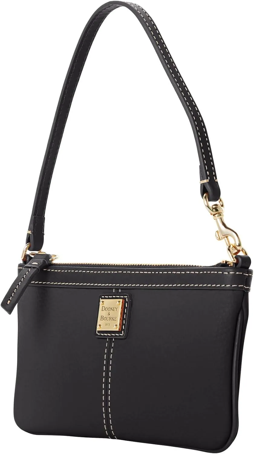 Dooney & Bourke Designer Handbags for Women, Pebble Grain Leather Wristlet Wallet for Women