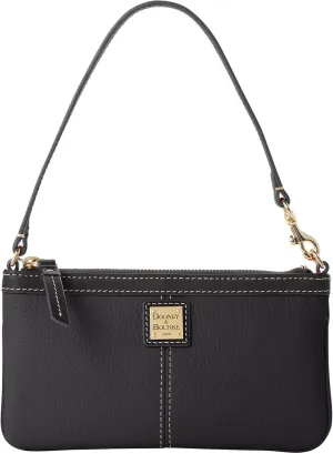 Dooney & Bourke Designer Handbags for Women, Pebble Grain Leather Wristlet Wallet for Women