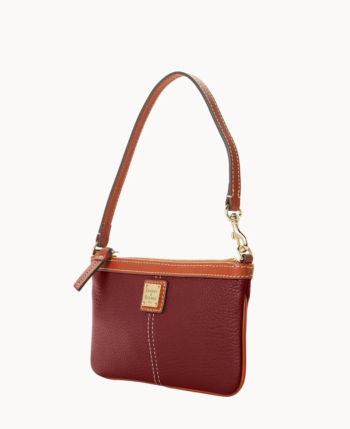 Dooney & Bourke Designer Handbags for Women, Pebble Grain Leather Wristlet Wallet for Women
