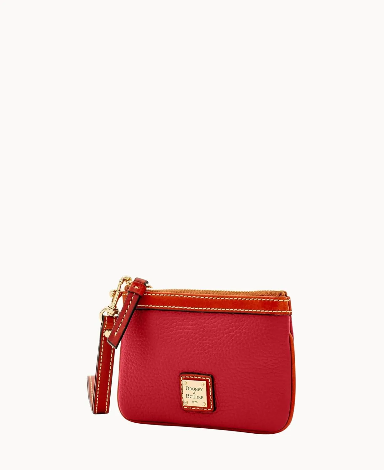 Dooney & Bourke Women's Wallets, Medium Pebble Grain Leather Wristlet Wallet for Women