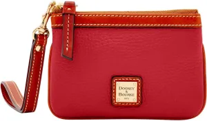 Dooney & Bourke Women's Wallets, Medium Pebble Grain Leather Wristlet Wallet for Women