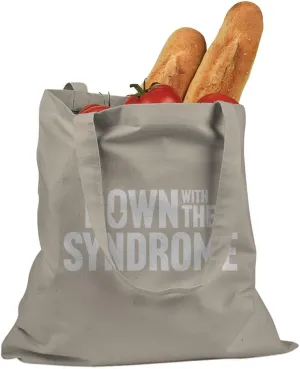 Down with the Syndrome Cotton Canvas Tote Bag
