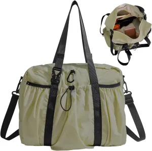 Drawstring Bucket Bag Nylon Crossbody Tote Bag Handbags for Women
