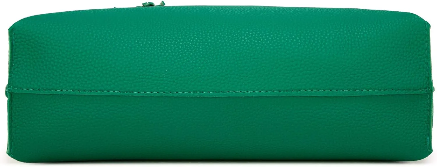 Dreubea Women's Soft Faux Leather Tote Shoulder Bag from, Big Capacity Tassel Handbag