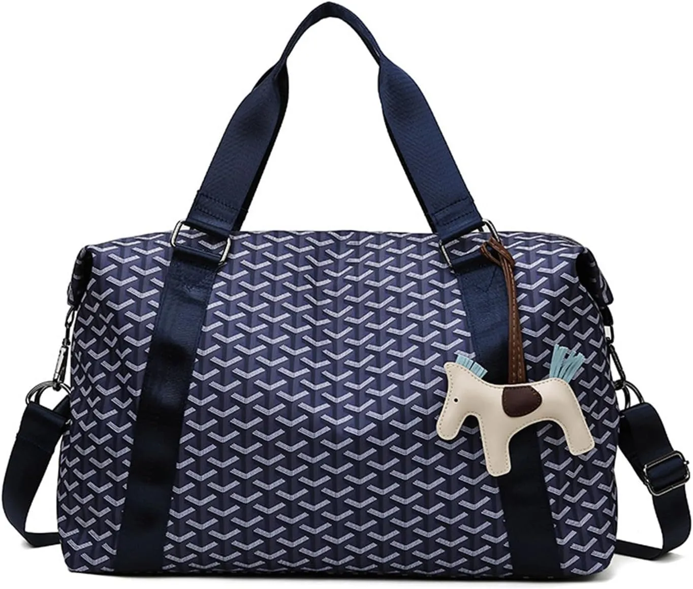 Duffle Bag Waterproof Tote Bags Everything Bag Lightweight Carryon Gymbag Yoga Bag Hospital Holdalls With Wet Pocket For Yoga,Travel,Swimming,Sports (Blue)