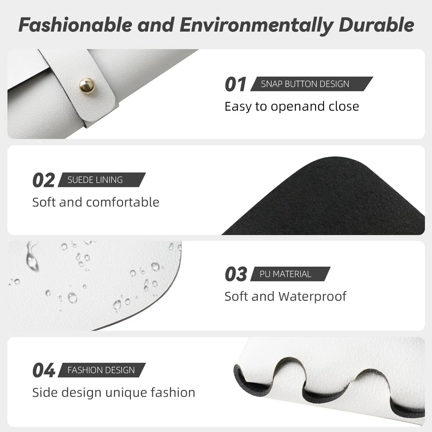 Eagle Sunglasses Holder Soft Slim Travel Eyeglass Case For Men And Women