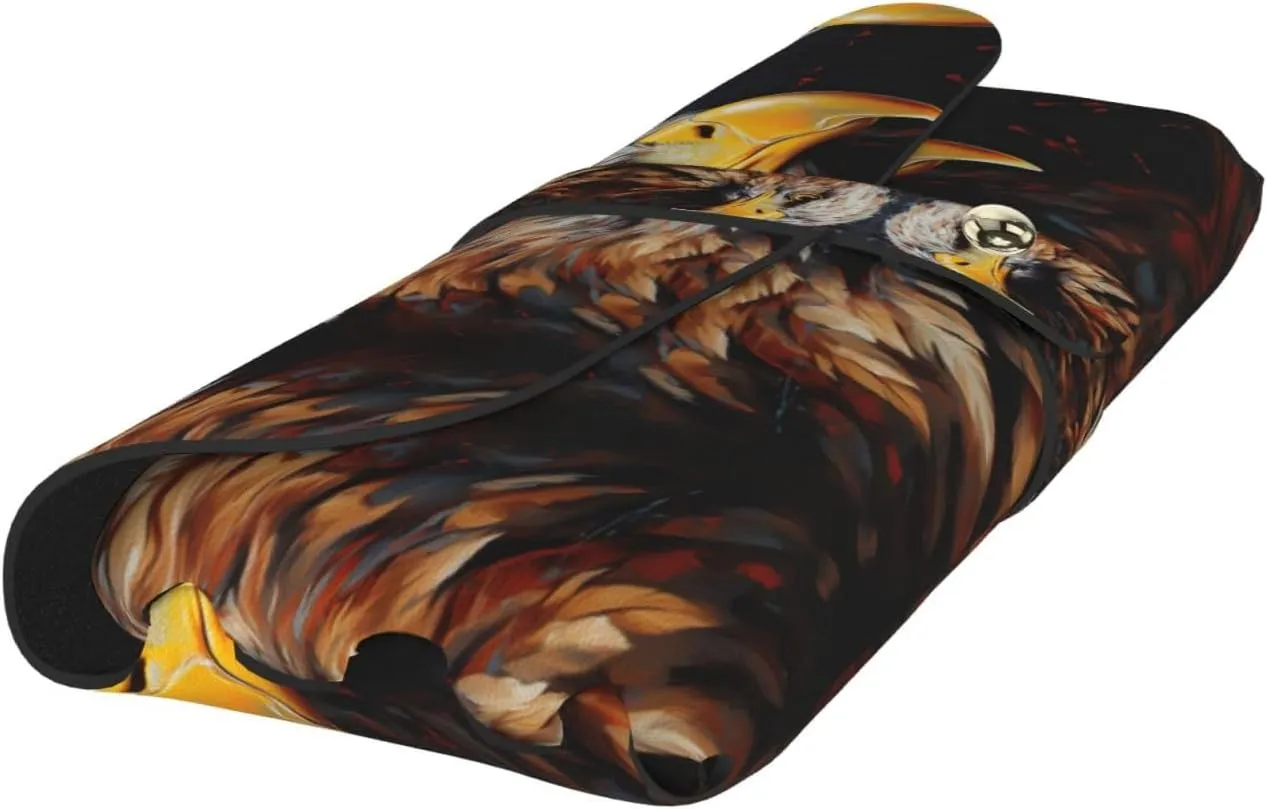 Eagle Sunglasses Holder Soft Slim Travel Eyeglass Case For Men And Women