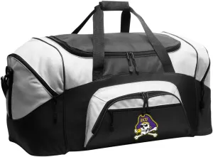 East Carolina University Duffle Bag Suitcase ECU Gym Gear Bags (Black)