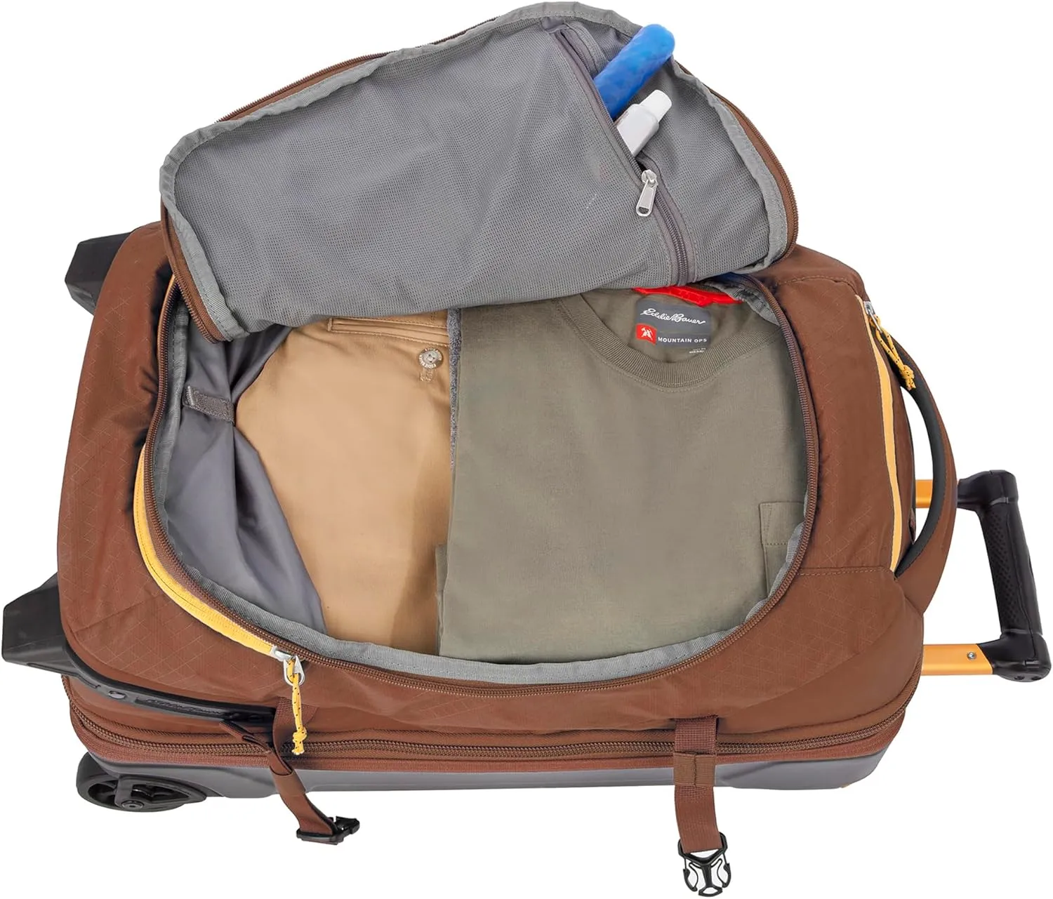 Eddie Bauer Expedition Duffel Bag 2.0-Made from Rugged Polycarbonate and Nylon, Rust, 22L