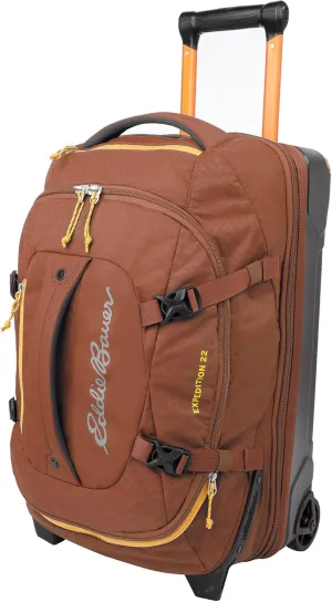Eddie Bauer Expedition Duffel Bag 2.0-Made from Rugged Polycarbonate and Nylon, Rust, 22L