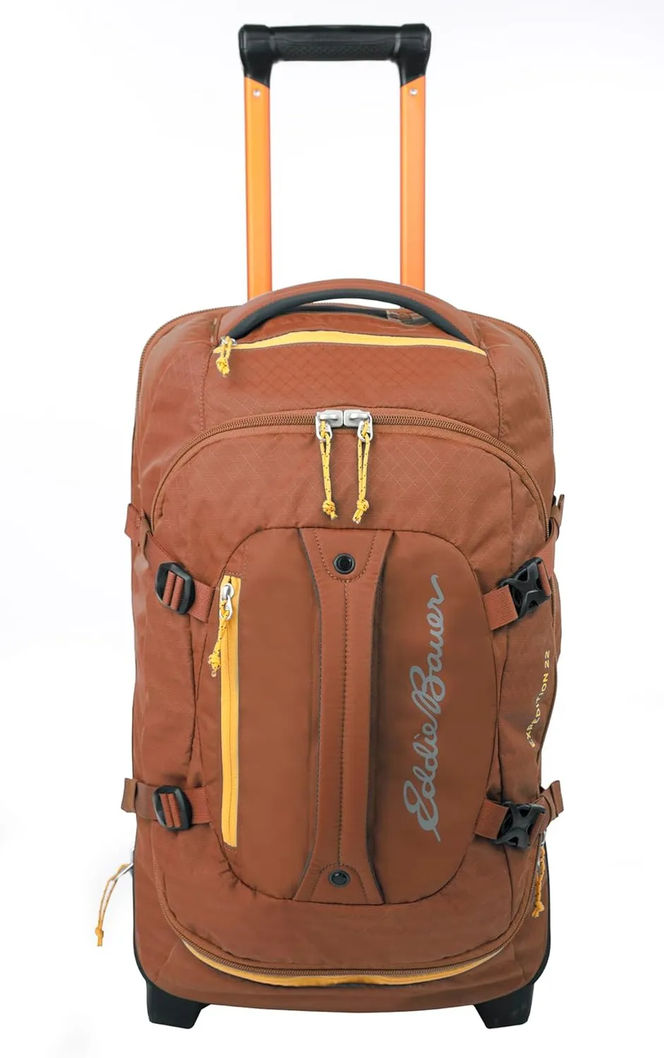 Eddie Bauer Expedition Duffel Bag 2.0-Made from Rugged Polycarbonate and Nylon, Rust, 22L