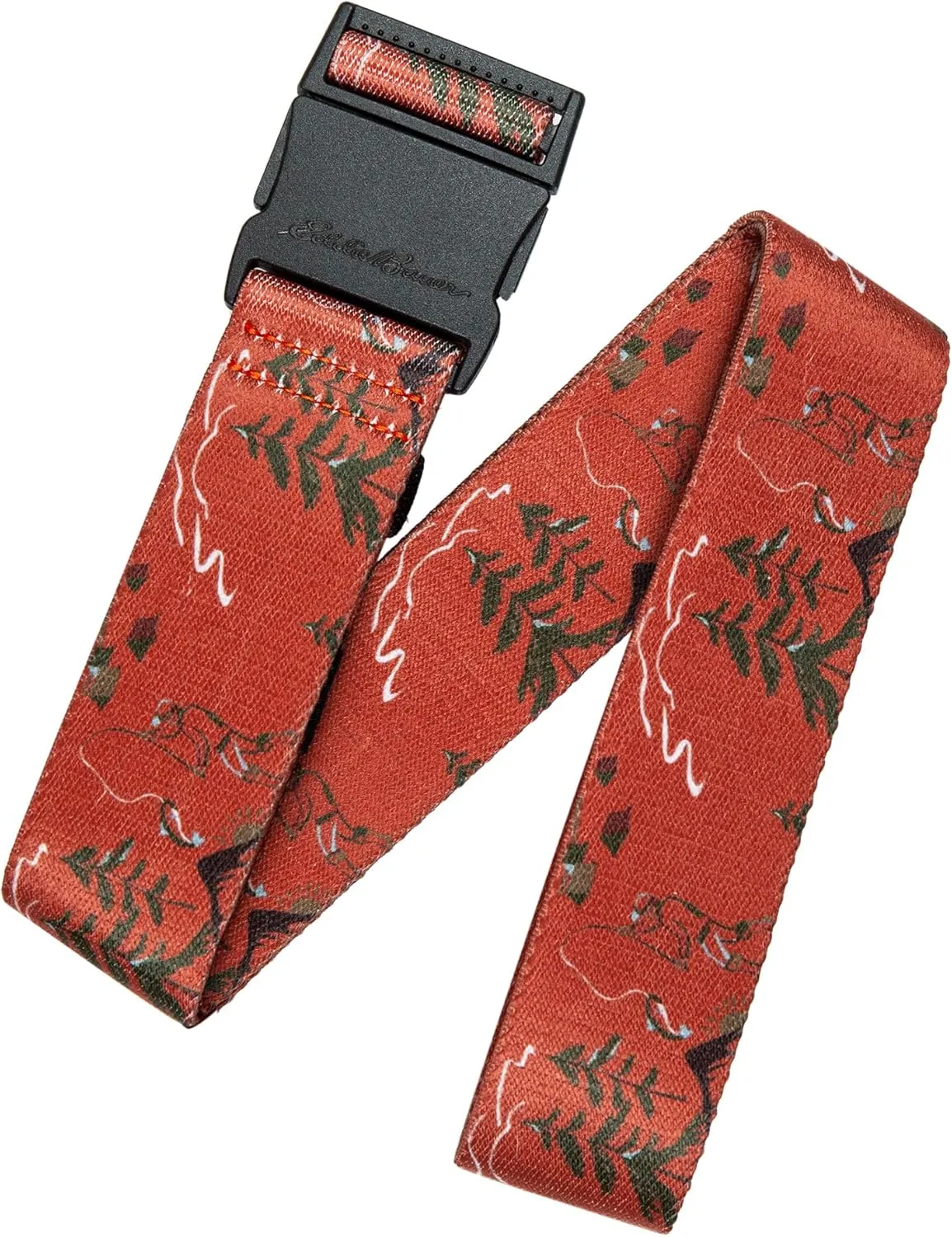 Eddie Bauer Men's Active Stretch Webbing Belts with Quick Release Buckle, Multiple Colors, One Size Fits Most