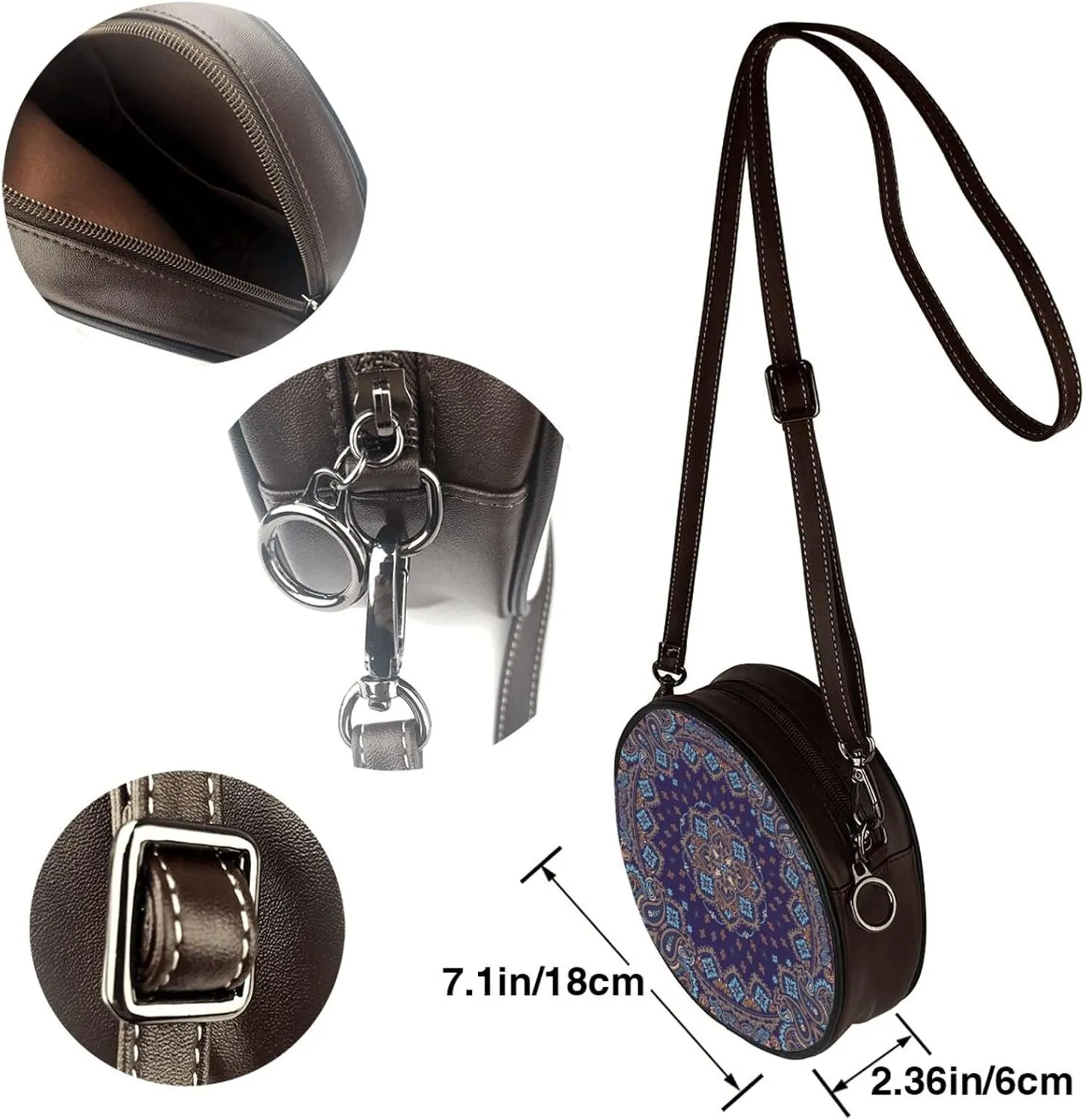 Elegant Leather Crossbody Handbag for Women