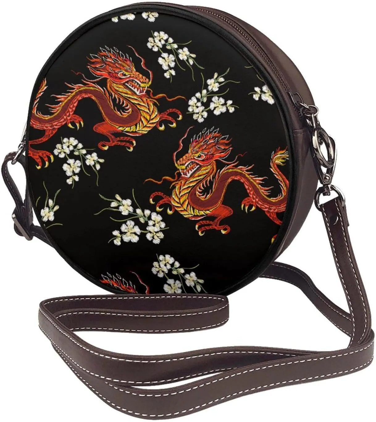 Elegant Leather Crossbody Handbag for Women