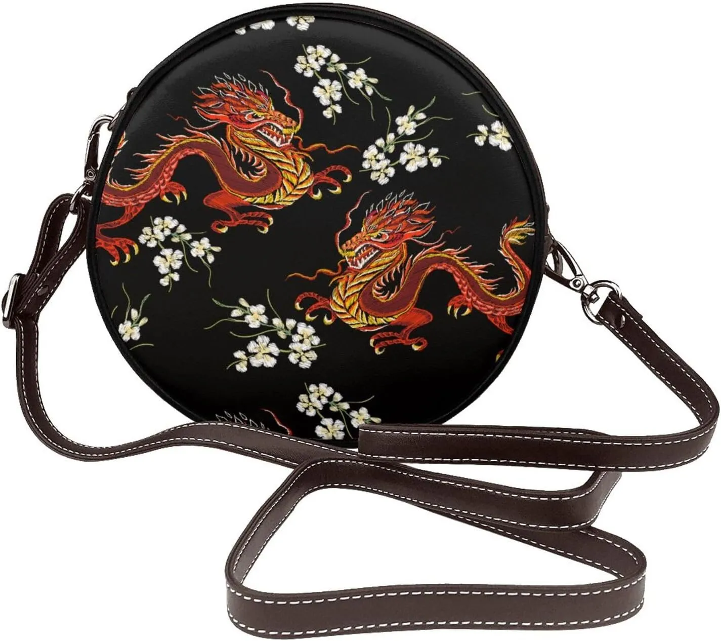 Elegant Leather Crossbody Handbag for Women