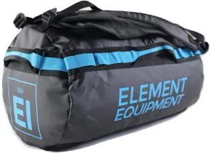 Element Equipment Trailhead Duffel Bag Shoulder Straps Waterproof Black/Blue Large