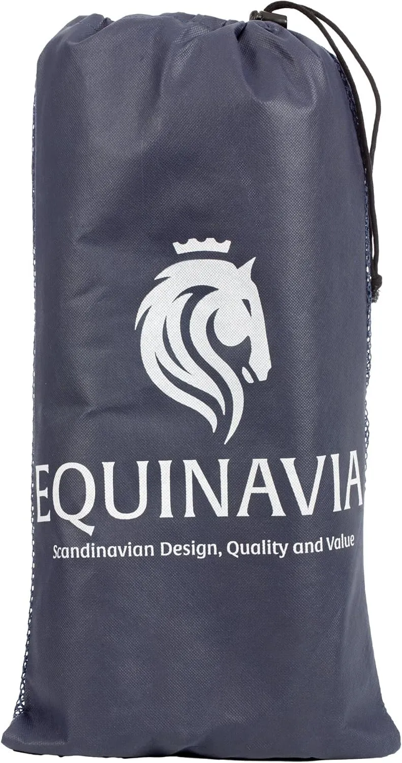 Equinavia Cool Relief Therapy Ice Boots Leg Wraps Pair for Horses, Gel Pack with Adjustable Straps | 16.5" x 15.5" with Storage Bag - Green - Pair - One Size