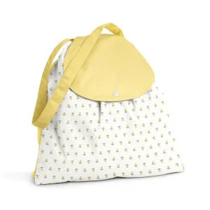 Esembly Day Bag - Reusable Waterproof Wet and Dry Bag with Dual Compartments for Cloth Diapers, Swimsuits, Toiletries, and Snacks - Buds