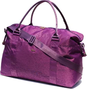 ESVAN Travel Tote Duffel Gym Bag,Weekender Overnight Carry-on Tote Crossbody Bag with Wet Pocket and Trolley Sleeve Upgraded