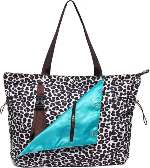 ESVAN Yoga Mat Bag, Gym Bag Tote Bag with Multi Pockets For Women Drawstring Yoga Mat Carrier Pilates Travel Workout Office
