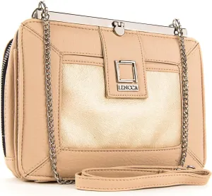 Esvivina Women’s Crossbody Clutch Vegan Leather Purse with Built-in Wallet Organizer, Perfect for Day and Evening Outings