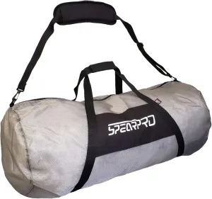 Extra Large Mesh Duffle Dive Gear Bag with Padded Shoulder Strap | Fits Long Fins for Freediving, Spearfishing, Scuba Diving, Snorkeling, Swimming, Beach and Sports Equipment