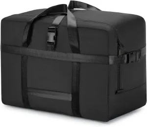Extra Large Storage Bags Duffle Bags Tote for Moving, Storage, Camping and Travel (Black, 75L)