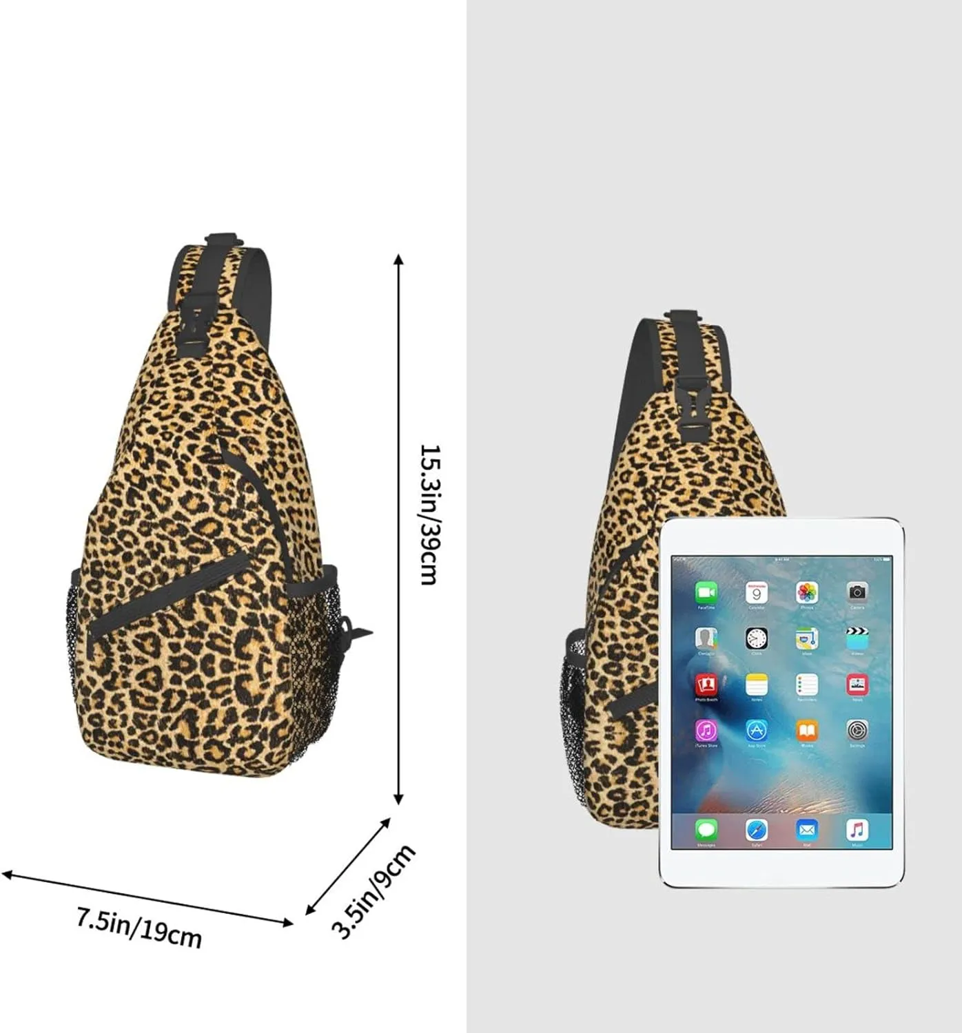 Fashion Chest Sling Bag Crossbody Shoulder Backpack Adjustable Lightweight Travel Hiking Casual Daypack Unisex