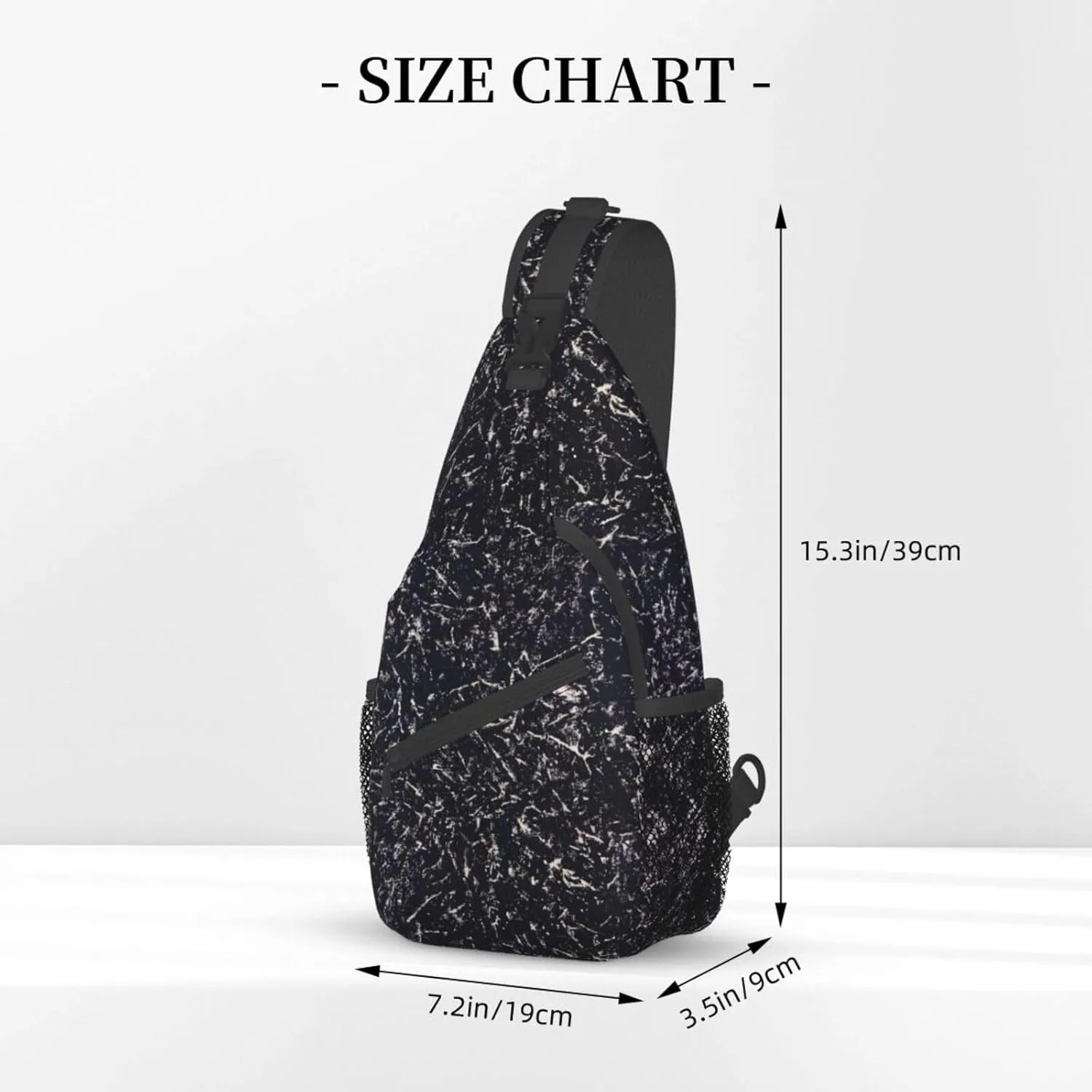 Fashion Chest Sling Bag For Women Men Adjustable Strap Crossbody Shoulder Backpack Hiking Travel Gym Unisex Daypack